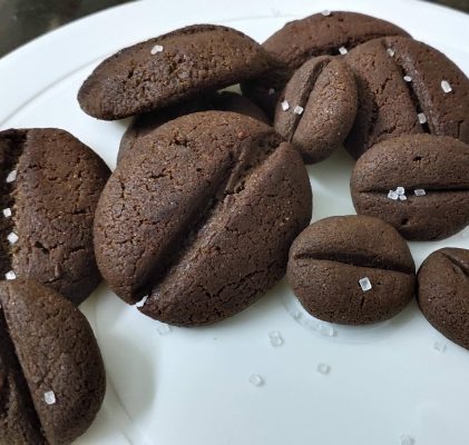 Coffee Bean Chocolate Cookies